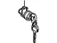 Toyota 69052-10070 Cylinder & Keys, Driver Side