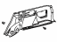 Toyota 64730-13050-W3 Panel Assembly, Deck Trim Side, Passenger Side