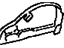 Toyota 71862-02010-J0 Shield, Front Seat Cushion, Inner Driver Side