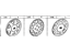 Toyota 42602-02040 Wheel Cover
