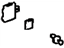 Toyota 62117-12171-E0 Cover, Cowl Side Trim Service Hole