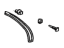Toyota 75055-12120 Drip Molding, Rear Passenger Side