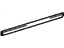 Toyota 75741-12840 Body Side Molding, Black, Outside Passenger Side