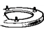 Toyota 48157-16040 Coil Spring Insulator, Front