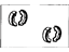 Toyota 04495-12250 Brake Shoes, Rear