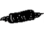 Toyota 90507-12021 Spring, Tension(For Accelerator Wire Return Spring)