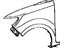Toyota 53812-12B30 Fender Sub-Assembly, Front Driver Side