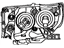 Toyota 81196-12070 Repair Bracket, Lower Driver Side