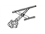 Toyota 69801-12220 Window Regulator, Passenger Side