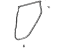 Toyota 67871-12550 Weatherstrip, Rear Door, Passenger Side