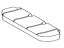 Toyota 71601-12030-B0 Pad Sub-Assembly, Rear Seat Cushion W/Cover