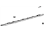 Toyota 75852-12090-A0 Rocker Molding, White, Driver Side