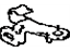 Toyota 33829-12160 Support, Transmission Control Cable