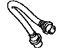 Toyota 90947-02E09 Flex Hose, Passenger Side
