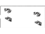 Toyota 04948-52040 Fitting Kit, Disc Brake, Rear