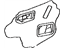 Toyota 67831-12440 Cover, Front Door Service Hole, Passenger Side