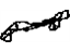 Toyota 66413-02030 Spacer, Front Passenger Side