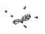Toyota 69202-52070 Frame Sub-Assembly, Front Door Outside Handle, Driver Side