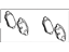 Toyota 04466-52170 Brake Pads, Rear