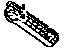 Toyota 52536-52080 Retainer, Front Bumper Side, Driver Side
