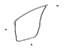 Toyota 67861-52230 Weatherstrip, Front Door, Passenger Side
