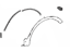 Toyota 75606-42130 Moulding, Quarter, Outside Center Driver Side