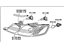 Toyota 81150-AC040 Headlamp Assembly, Driver Side