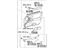 Toyota 67620-AC090-A0 Board Sub-Assembly, Front Door Trim, Driver Side