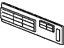 Toyota 86846-33020 Face Plate