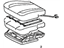 Toyota 71410-AC150-A0 Cushion Assembly, Passenger Side