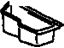 Toyota 64490-AC010 Storage Tray, Rear