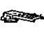 Toyota 64512-AC030 Hinge Support, Driver Side