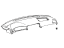 Toyota 55302-12050-B0 Panel Sub-Assembly, Instrument, Upper