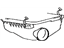 Toyota 17701-0D050 Lower Cover