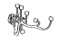 Toyota 82152-12A20 Wire, Front Door, Driver Side