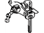 Toyota 69055-41020 Lock Cylinder