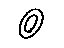 Toyota 35789-22010 Race, Thrust Bearing (For Planetary Sun Gear Rear)