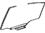 Toyota 68114-89105 Glass Sub-Assembly, Rear Door, Driver Side
