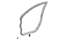 Toyota 67862-12870 Weatherstrip, Front Door, Driver Side