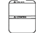 Toyota 74543-0C020 Caution Label, Rear