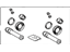 Toyota 04479-02410 Caliper Overhaul Kit, Rear