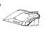 Toyota 81551-42220 Lens & Body, Rear Combination Lamp, Passenger Side