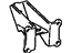 Toyota 12311-71010 Front Bracket, Passenger Side