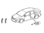 Toyota 69005-02J40 Cylinder Set, Lock
