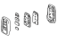 Toyota 89072-02760 Housing Set, Door Control Transmitter (For Smart Key)