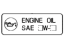 Toyota 15369-25010 Label, Engine Oil Information