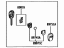 Toyota 89070-0A330 Transmitter Assembly, Door Control (Cut Key)