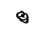 Toyota 64324-20050-02 Clamp, Package Tray Trim, Driver Side