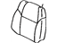 Toyota 71074-2D202-03 Cover, Front Seat Back, Driver Side(For Separate Type)
