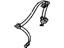 Toyota 73370-20140-04 Belt Assembly, Rear Seat 3 Point Type, Outer Driver Side